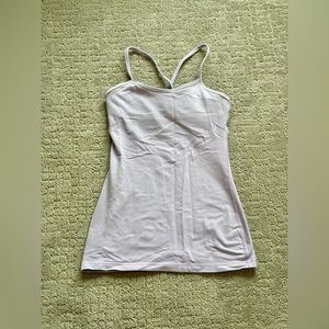Lululemon Power Y Tank, Nulu Fabric - Lilac/ Size 4